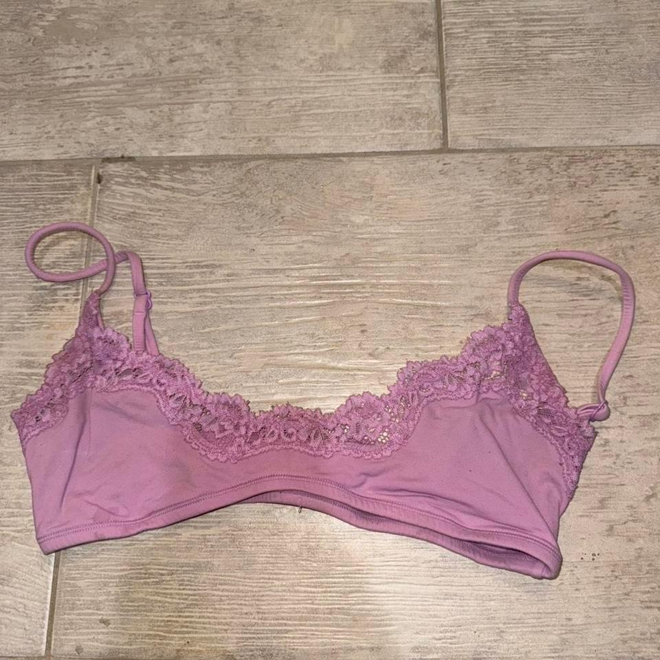 Skims Pink Lace Bralette With F11b 2