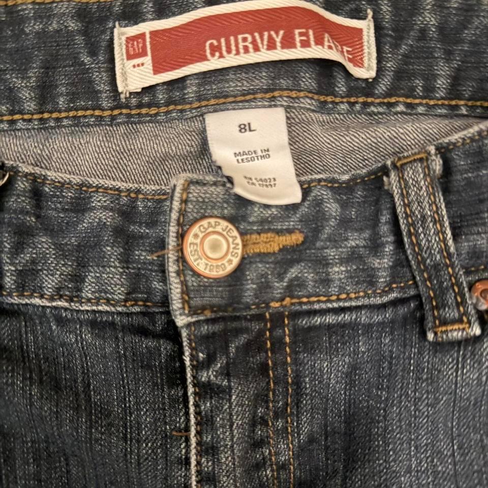 Blue Dark Wash Flared Bootcut C18d 3