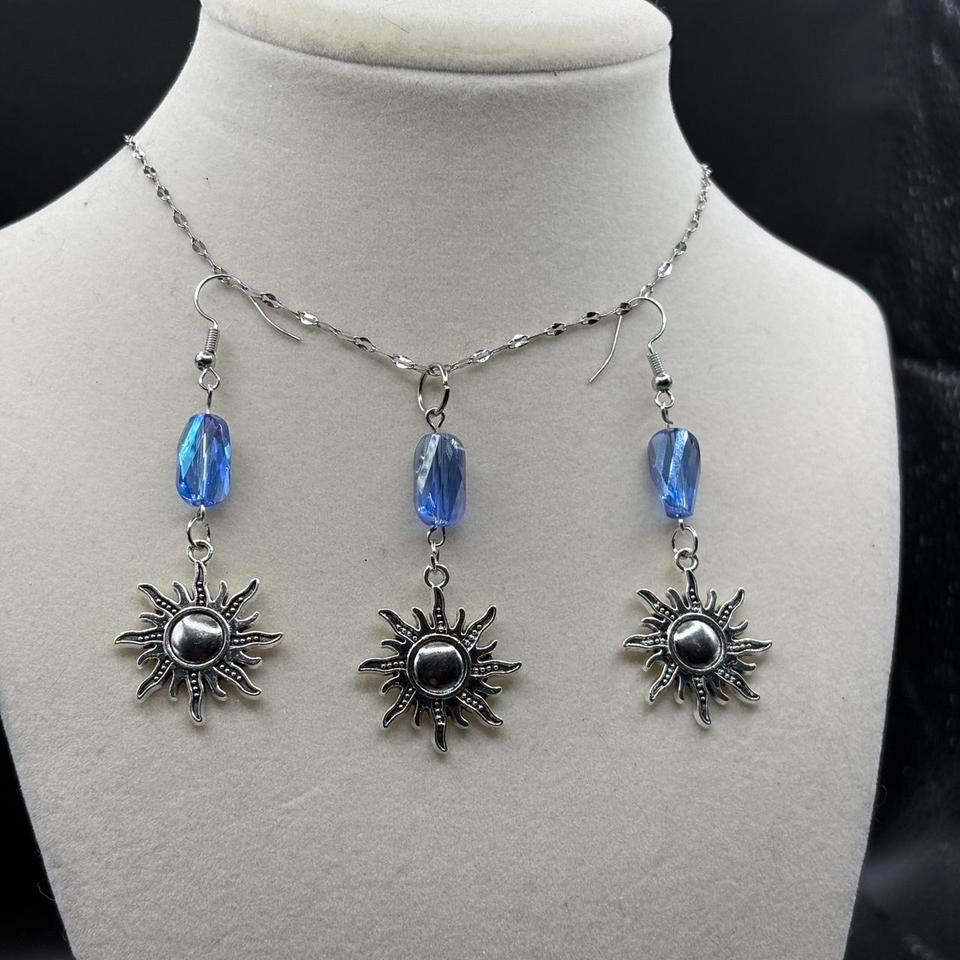 Silver And Blue Sun And