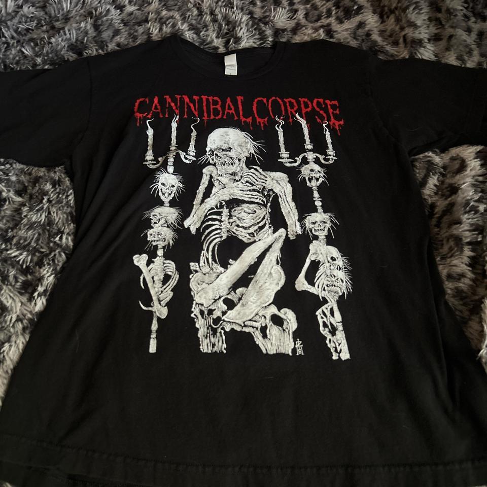 Large Black Cannibal Corpse Tee Edd1