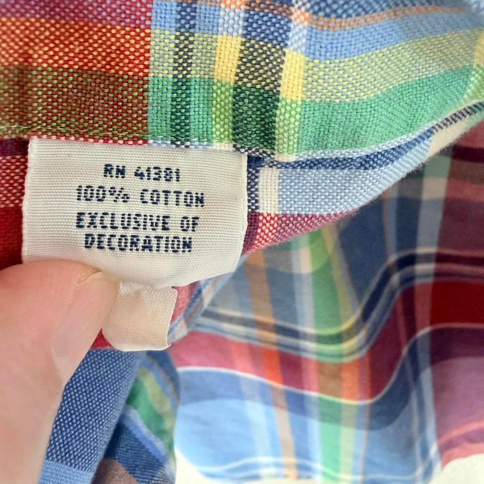 Ralph Lauren Blue Plaid Button Dab2 6