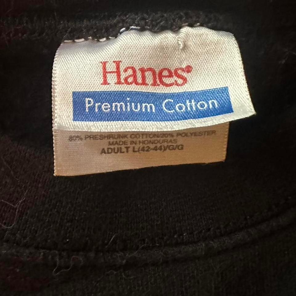 Black Hanes Camaro Crewneck Sweatshirt 2337 2