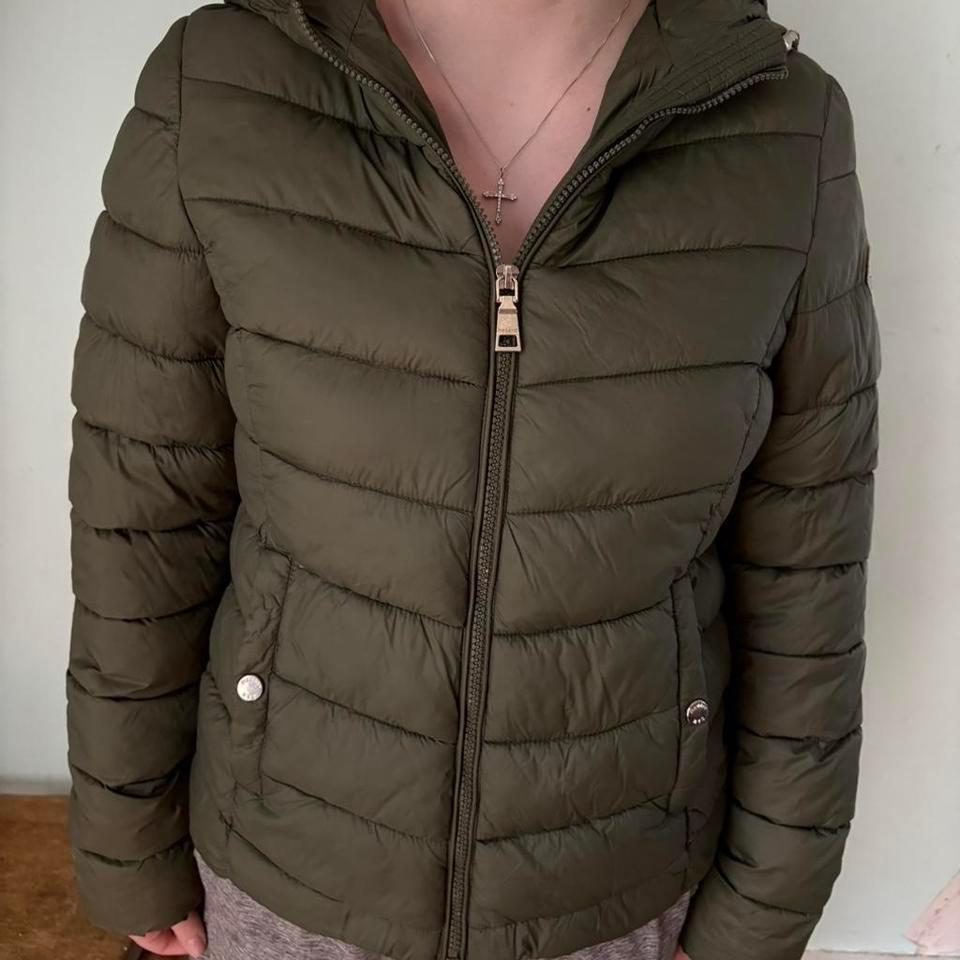 Madden Nyc Army Green Puffer B956