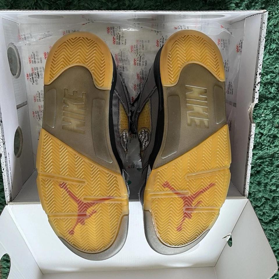 Off Whitejordan 5 Muslin Grey B624 5