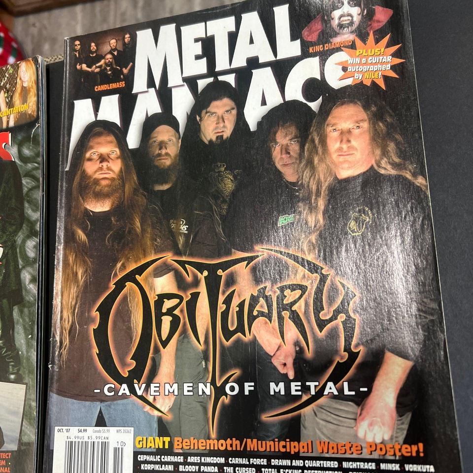 Vintage Metal Maniacs Magazines 1990s A353 3