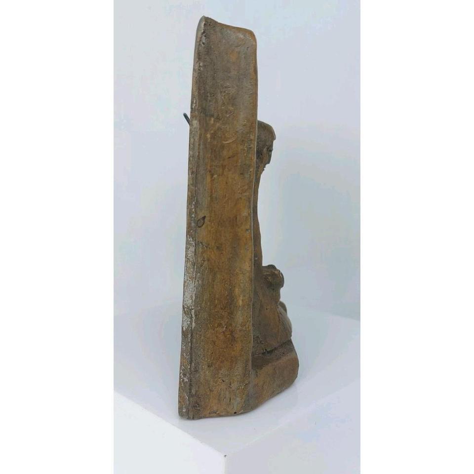 Vintage Julian Of Norwich Statue 9831 2