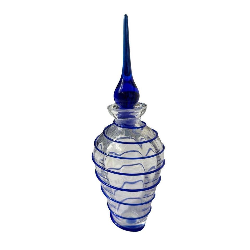 Vintage Hand Blown Cobalt Blue 9a76