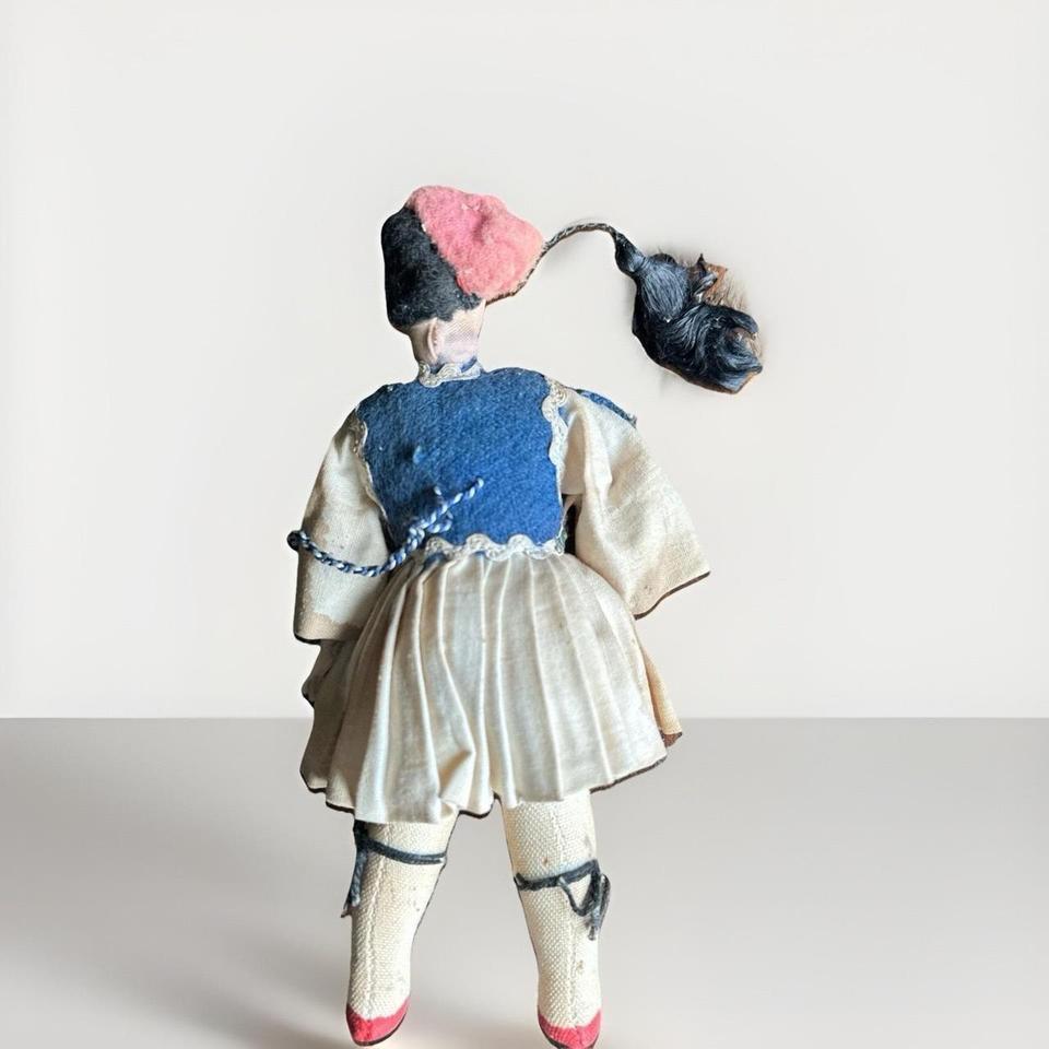 Vintage 1950s Greek Souvenir Doll D47d 2