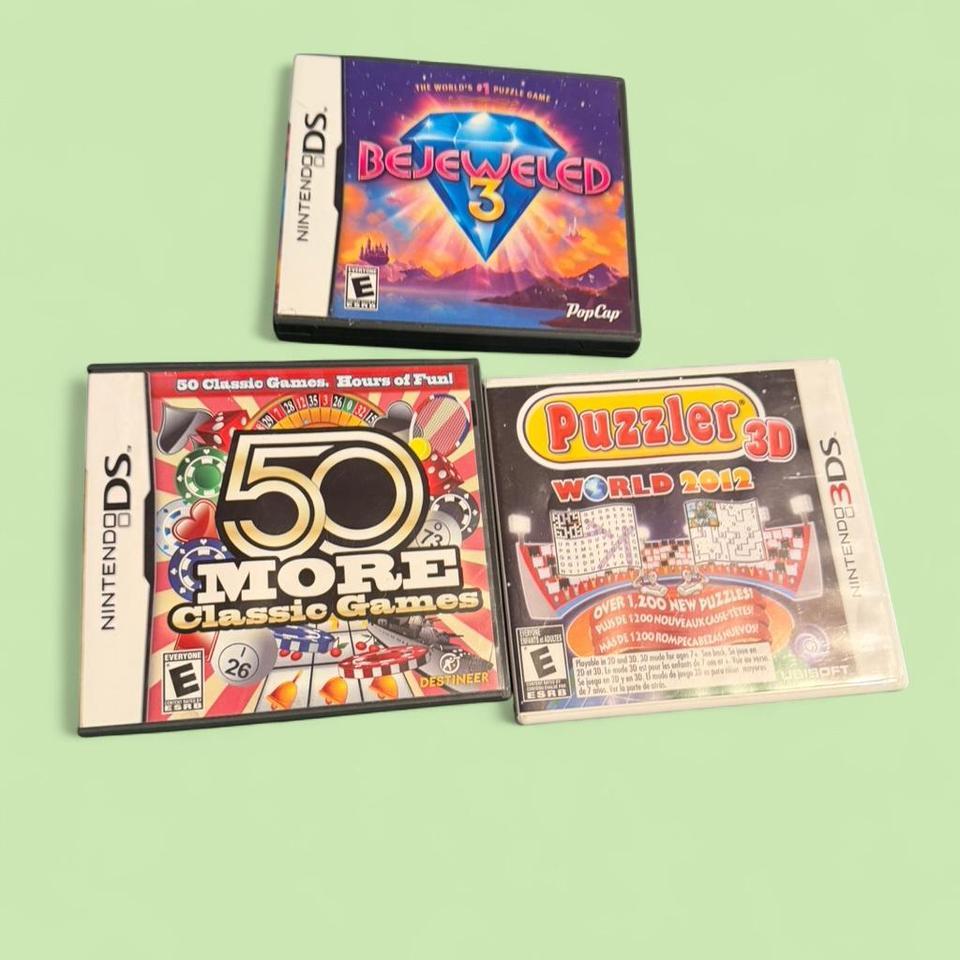 3 Classic Nintendo Ds Game C13e