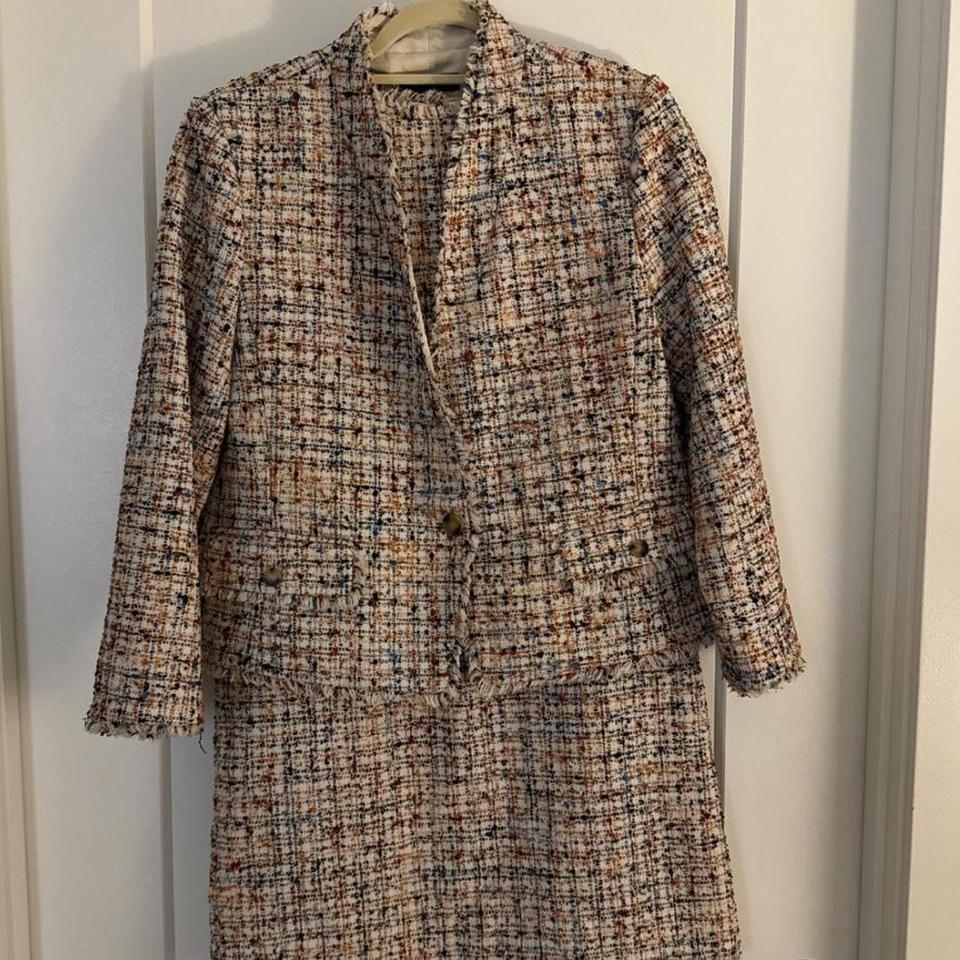 Anne Taylor Tweed Jacket Size 3a5f 4