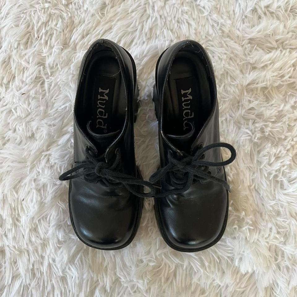 Mudd Chunky Black Platform Heels 6559 2