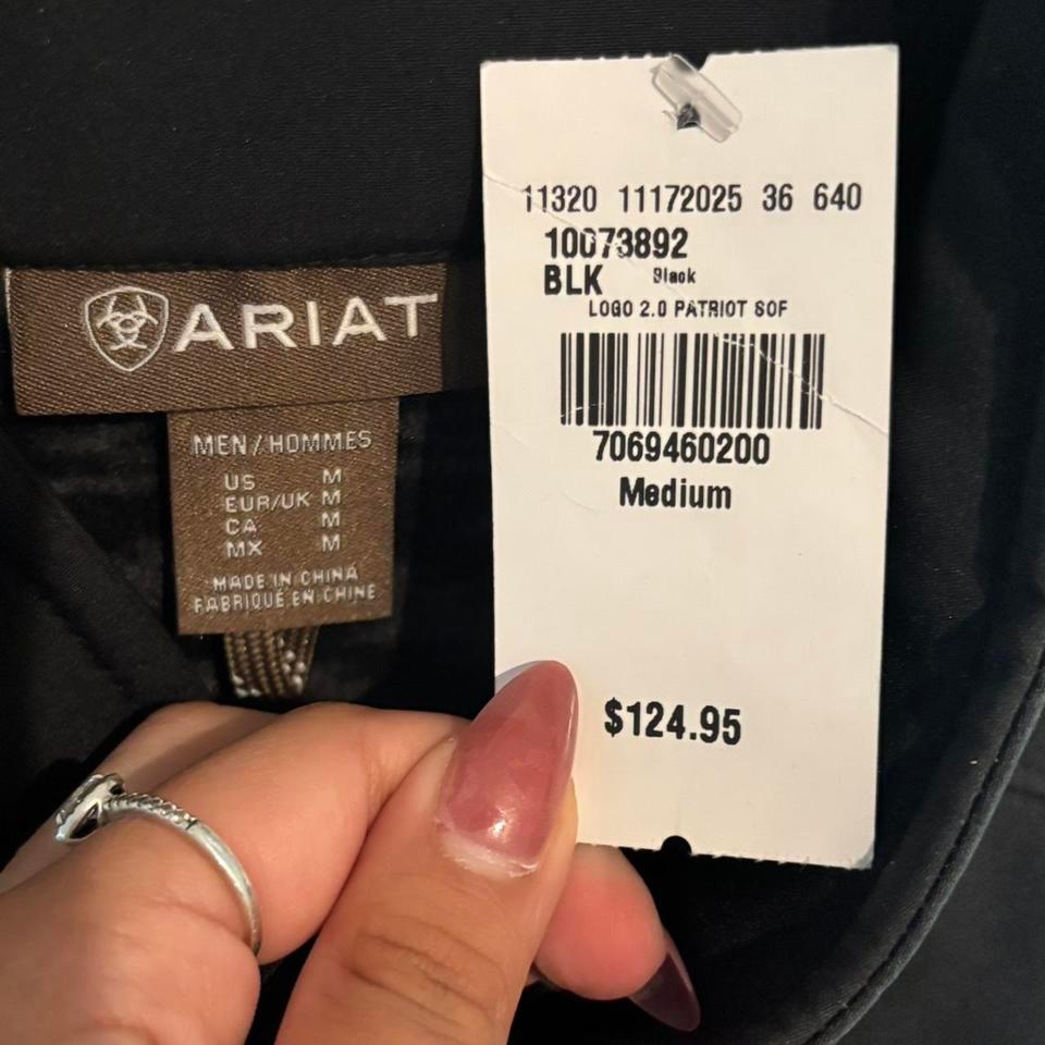 Ariat Black Softshell Vest Size 7994 3
