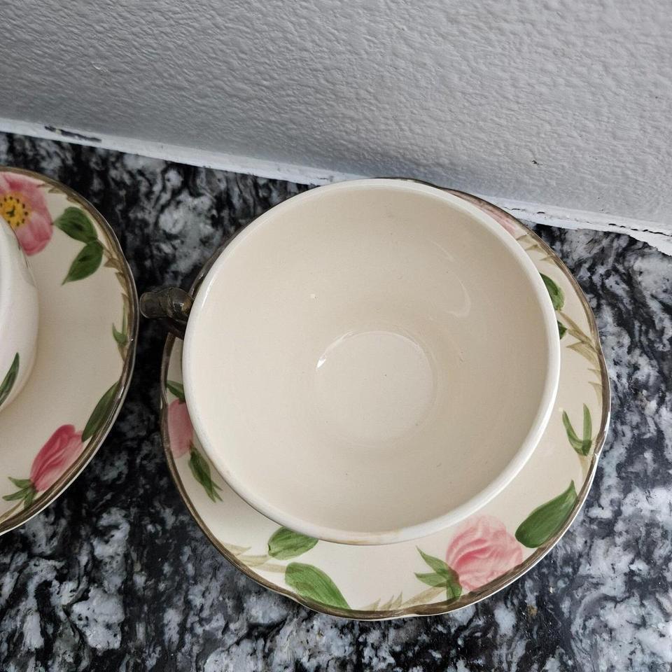 Franciscan Tea Cups And Saucer F26d 5