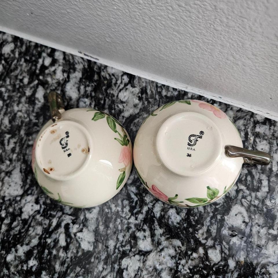 Franciscan Tea Cups And Saucer F26d 8