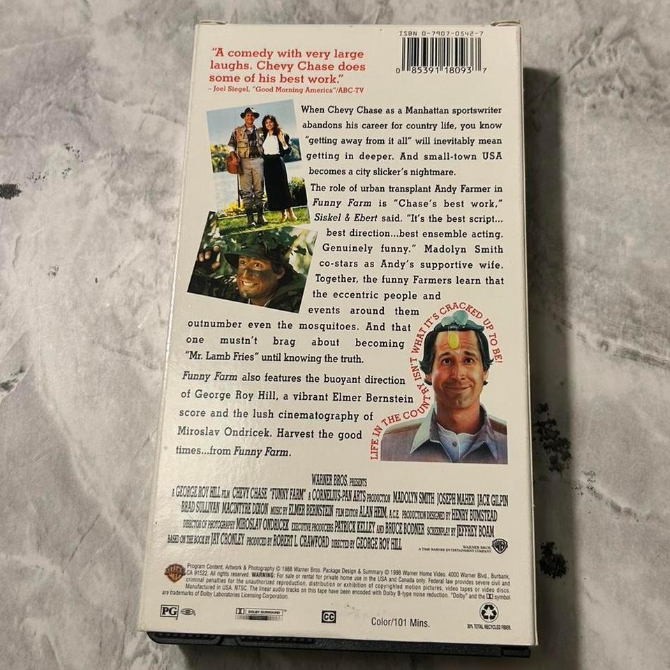 Funny Farm Movie Vhs Chevy 2