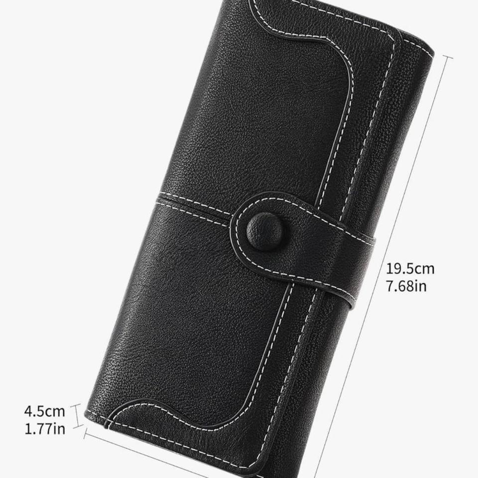 Black Faux Soft Leather Wallet 2bf9 2