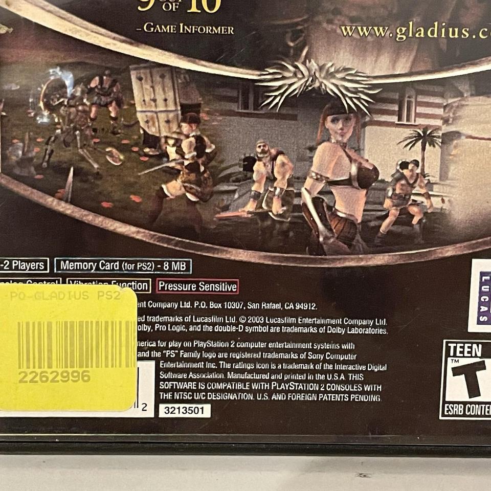Gladius 2003 Sony Playstation 2 5