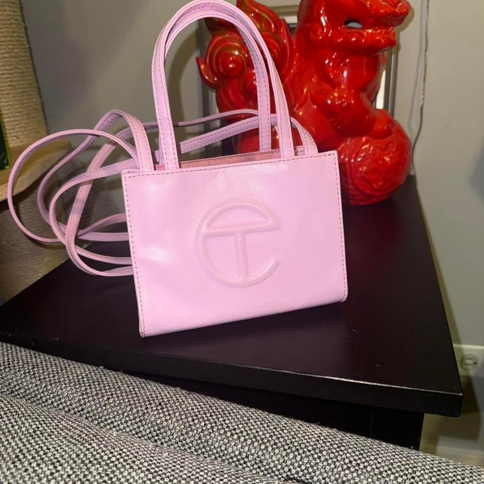 Small Pink Telfar Purse Staining 0929 3