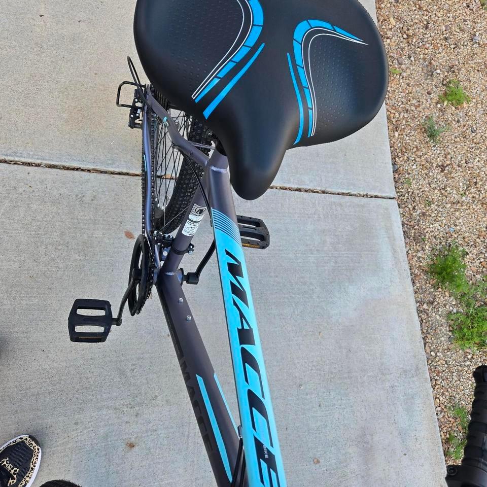 Grey And Blue Mountain Bike 3