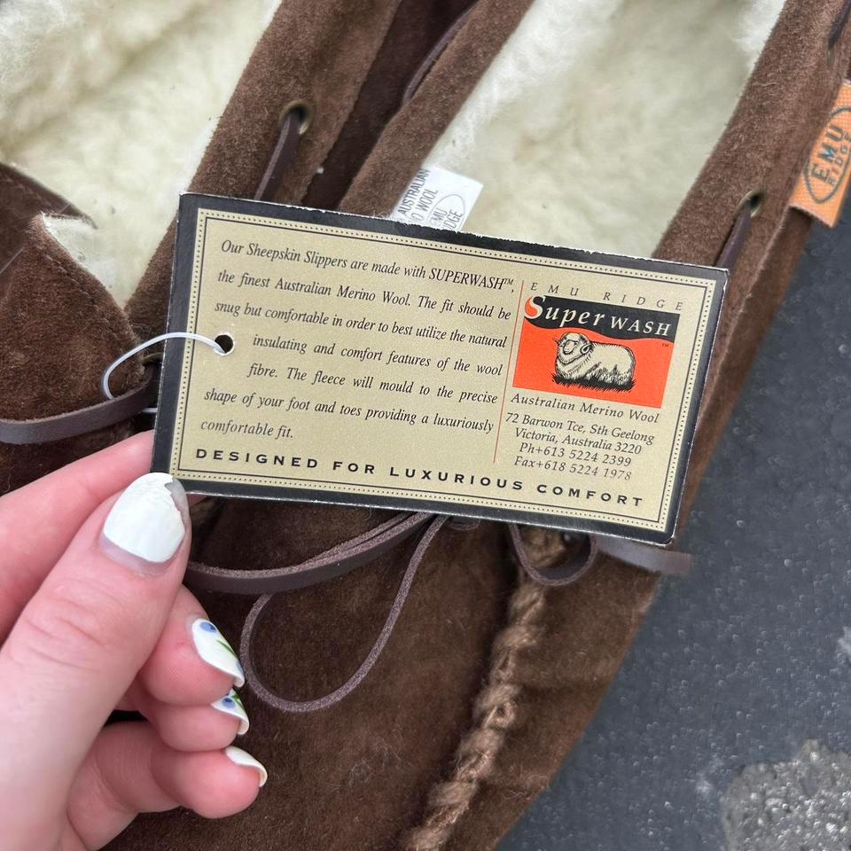Vintage Emu Ridge Brown Moccasin 3