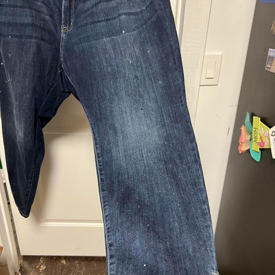 Lane Bryant Dark Wash Capri 0ce8 5