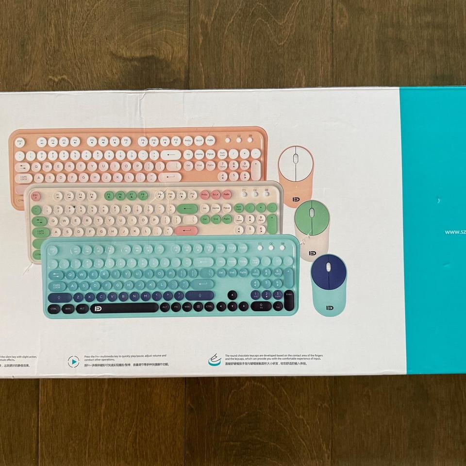 Wireless Keyboards Mouse Combos Colorful 5