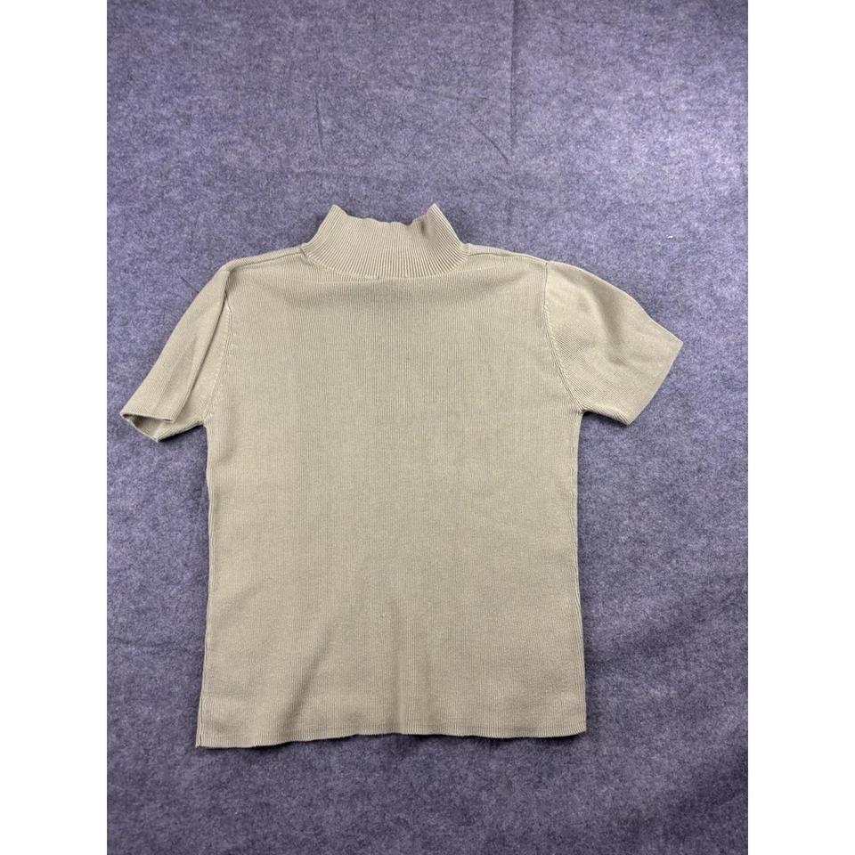 Inc Womans M Green Ribbed 01ca 6