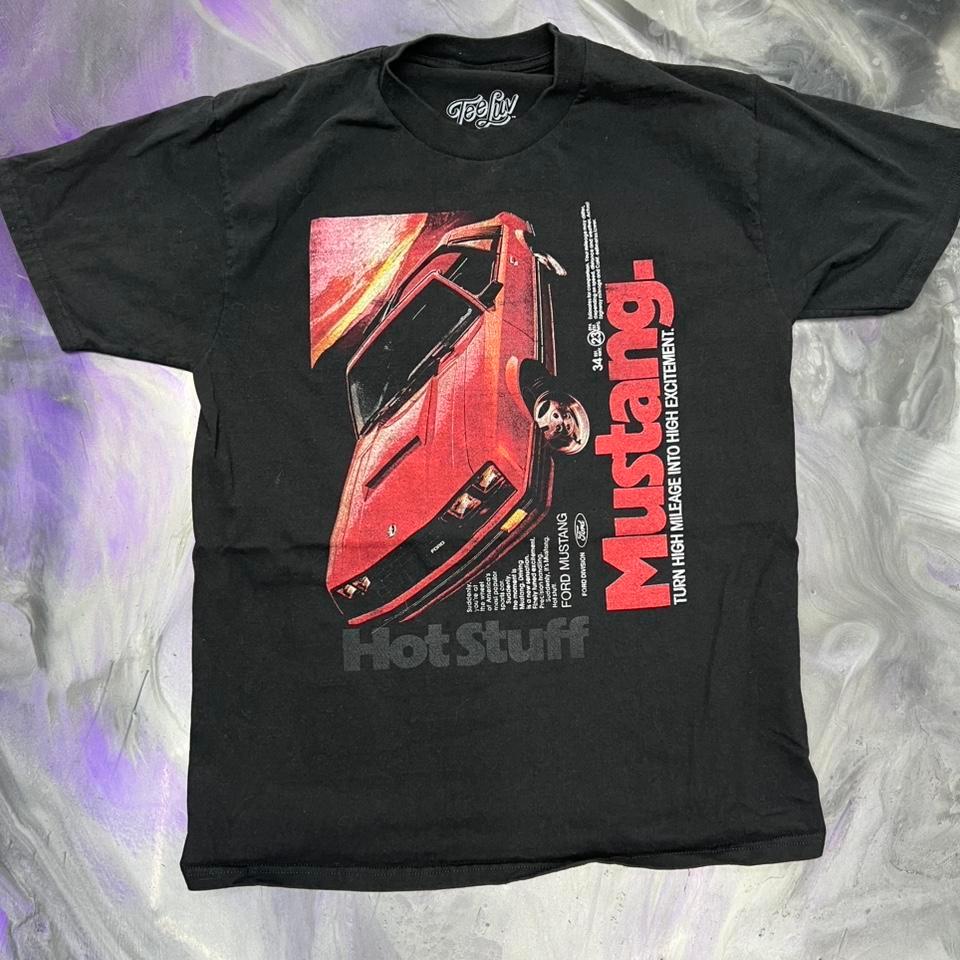 Black Ford Mustang Graphic Tee 8a4c