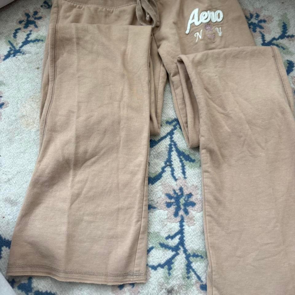 Aeropostale Brown Sweatpants With Lace 9744 4