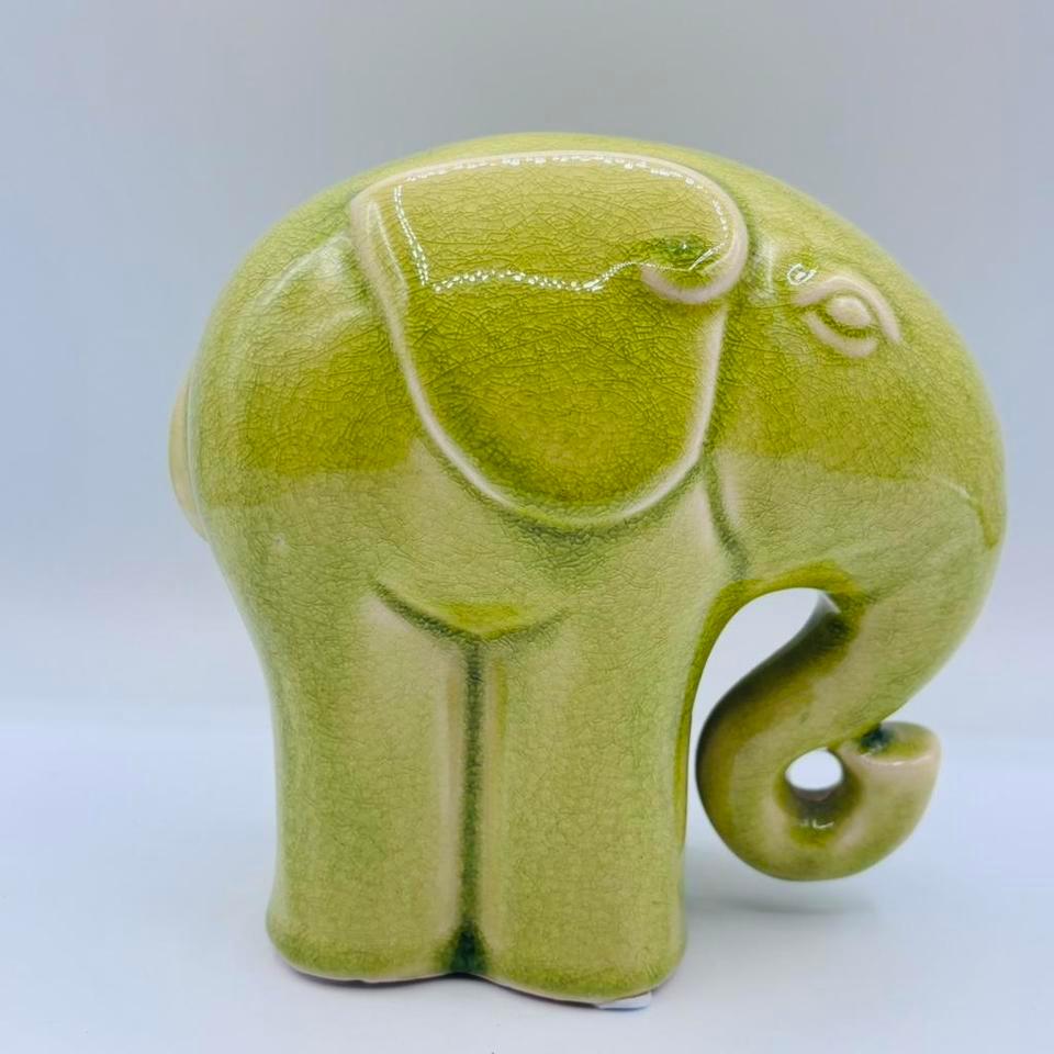 Vintage Ceramic Celadon Crackled Green A9d4