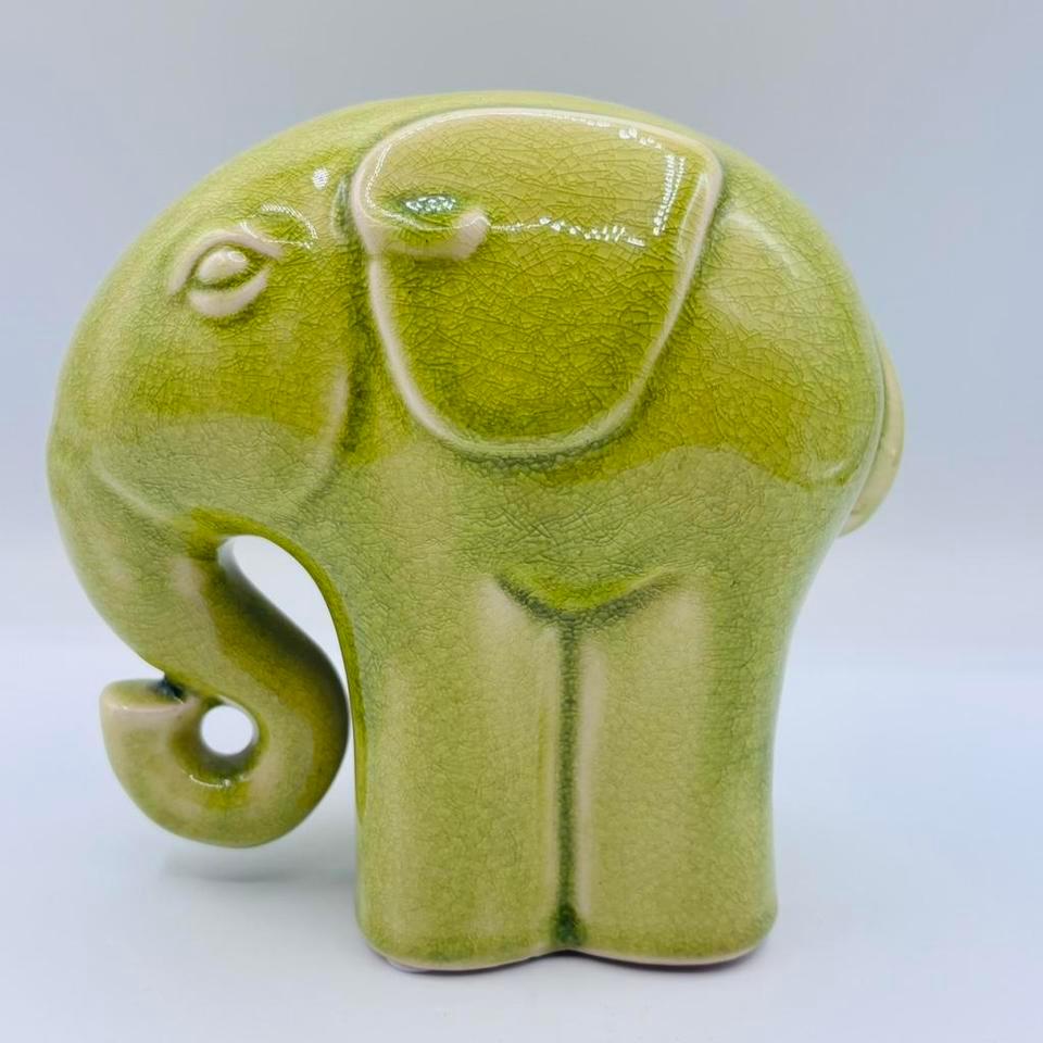 Vintage Ceramic Celadon Crackled Green A9d4 3