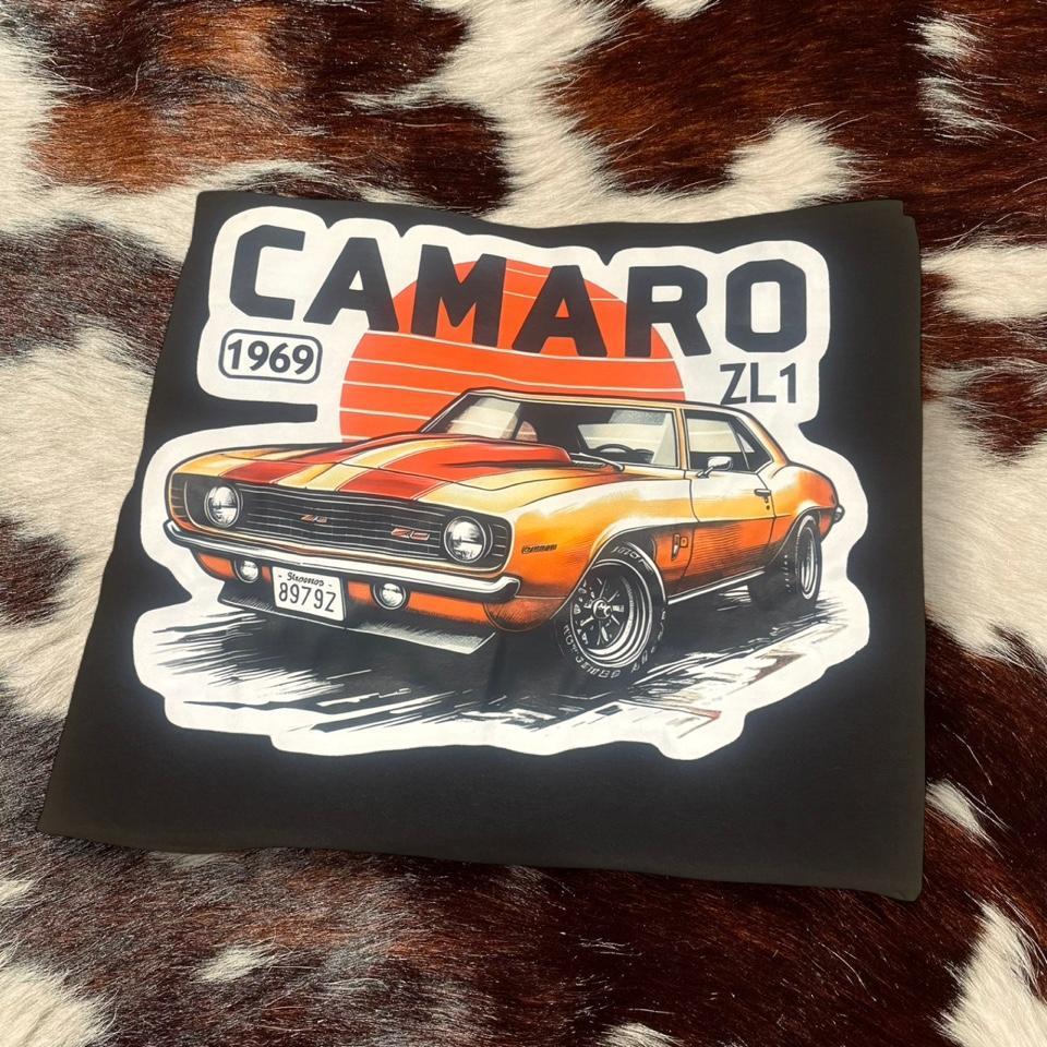 Black Camaro Graphic Tee Camaro 04cc 4
