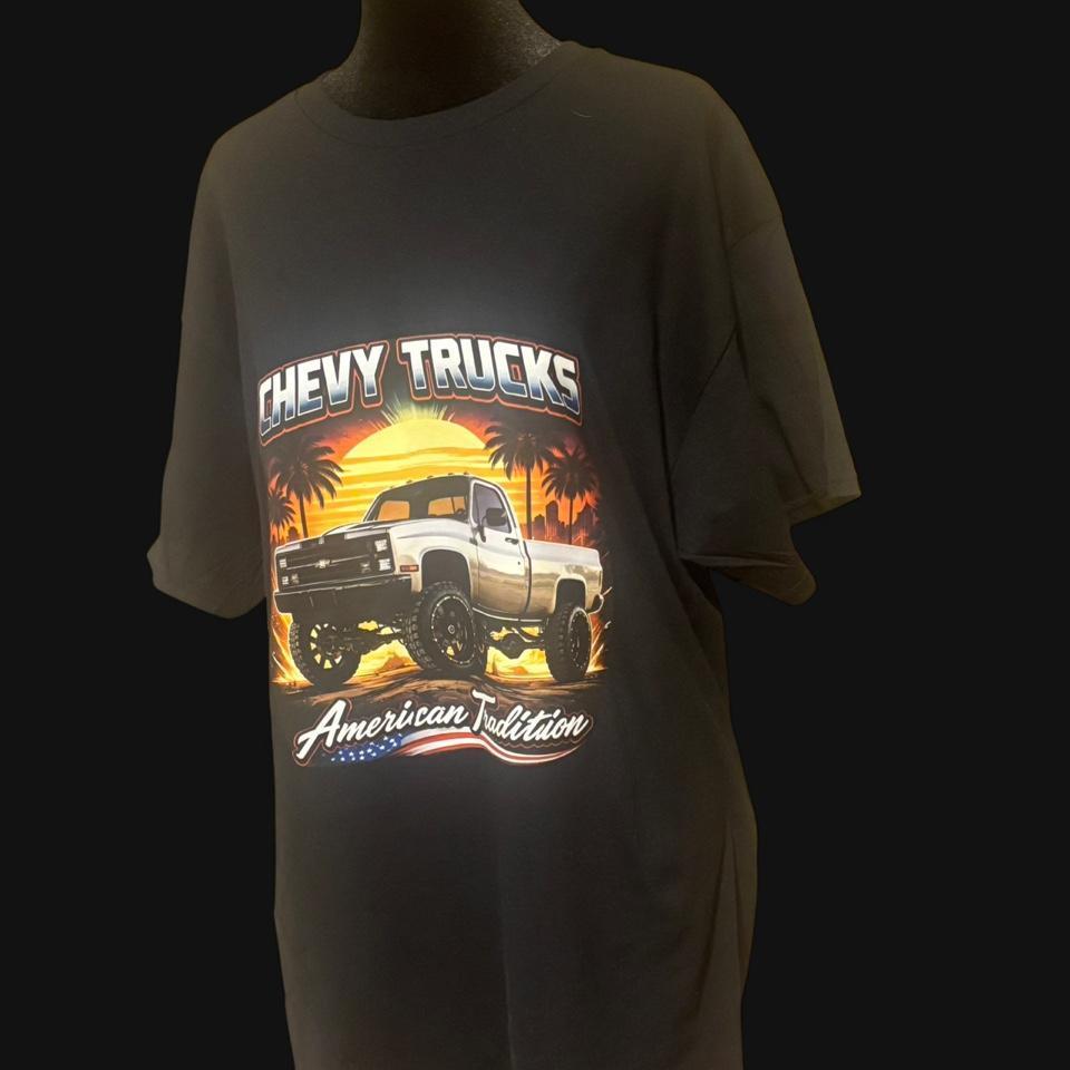 Chevy Truck Black T Shirt Trucks A3ca 2