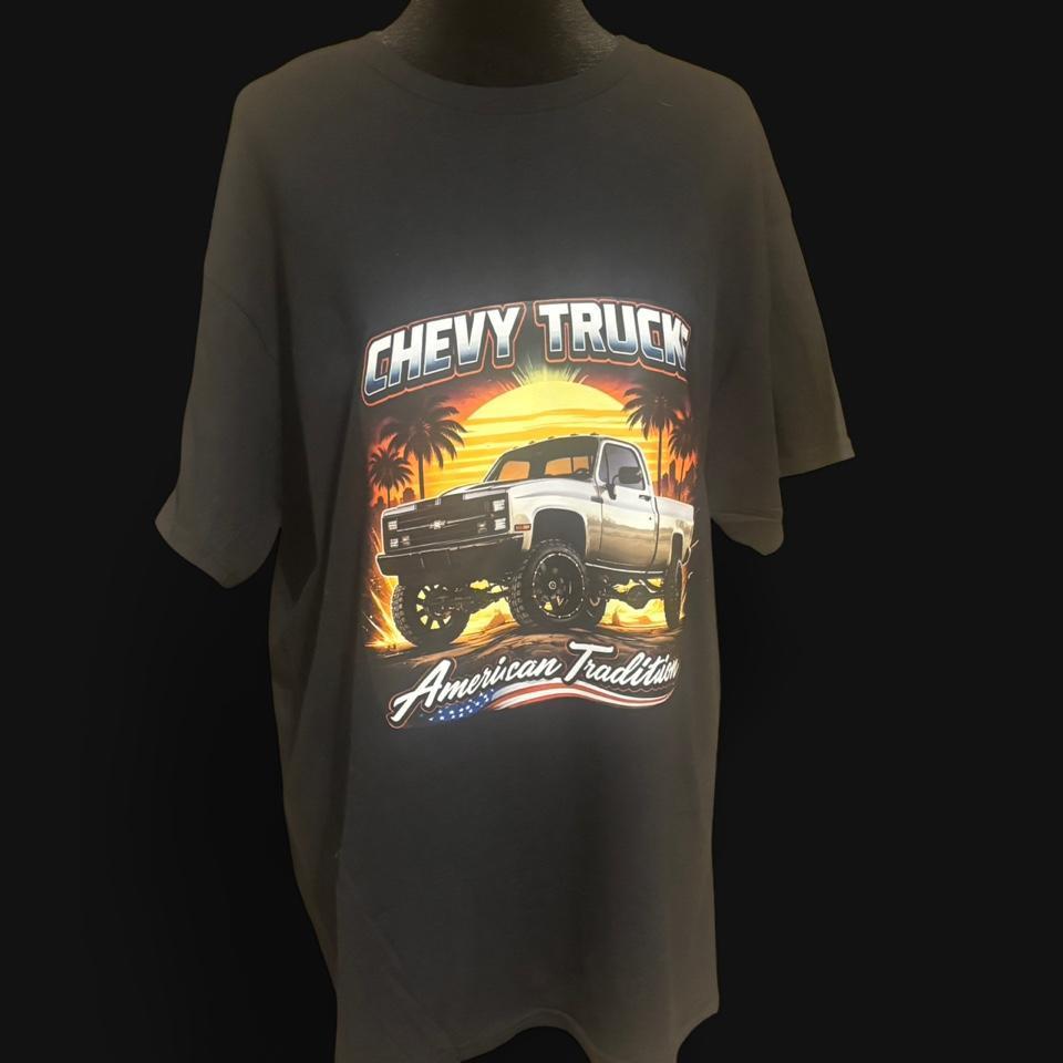 Chevy Truck Black T Shirt Trucks A3ca