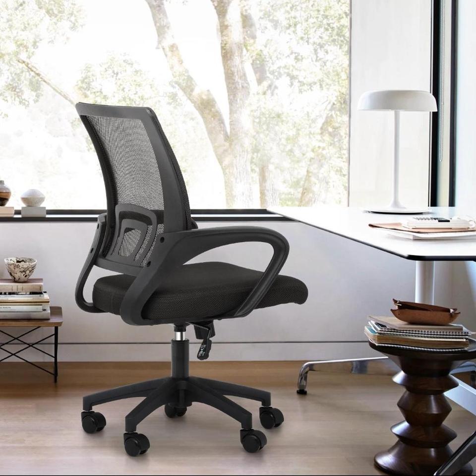 Black Mesh Office Chair With D171 4