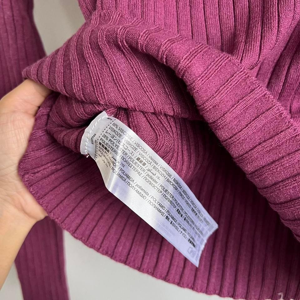 Mango Ribbed Turtleneck Longsleeve Brand 7