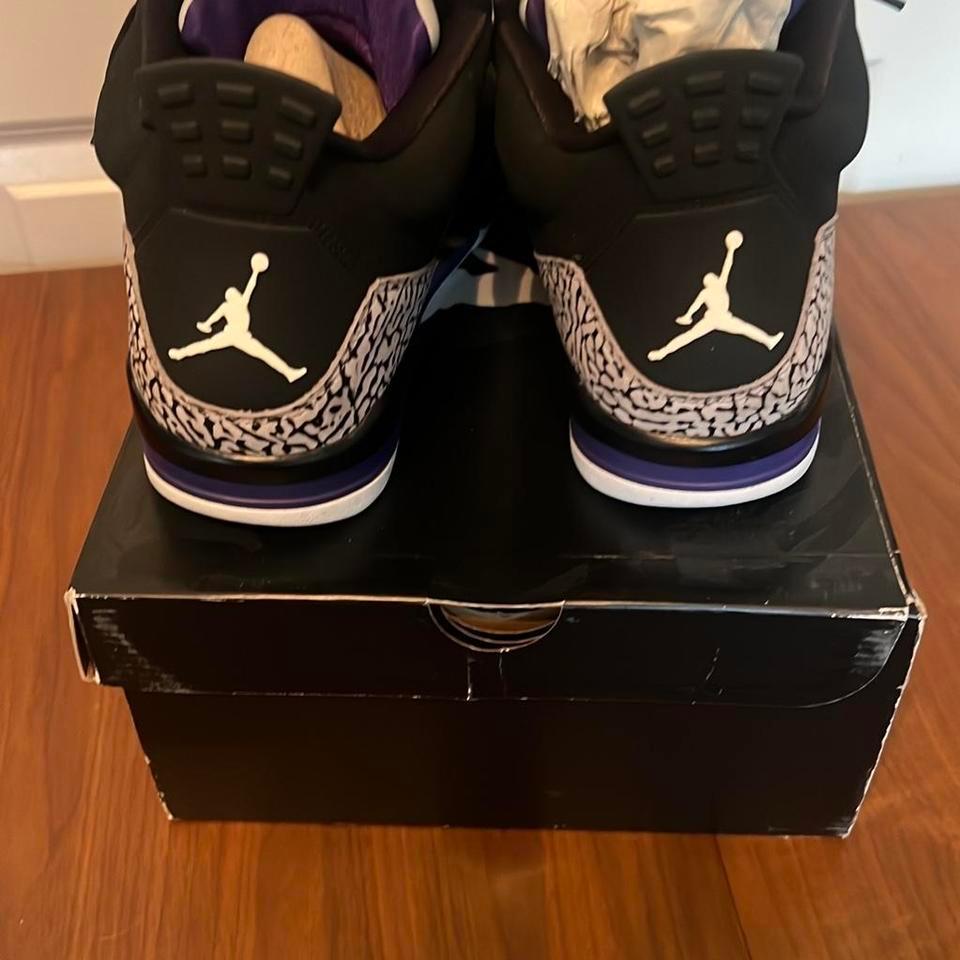 Black And Purple Jordan 3 2b0b 6