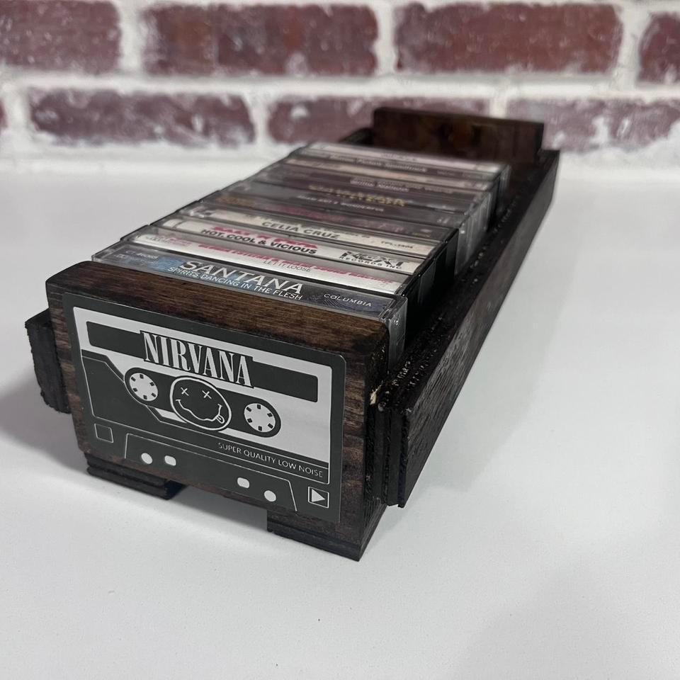 Nirvana Brown Cassette Tape Storage 4474