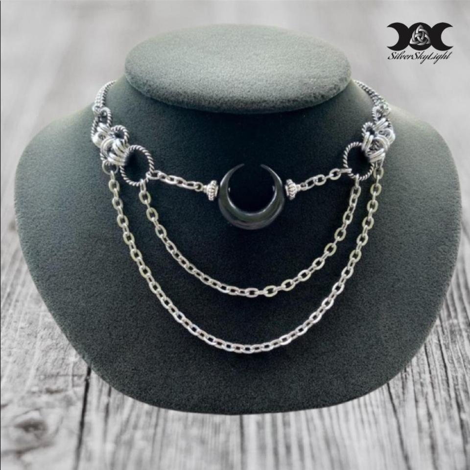 Handmade Maille Choker Necklace With 3050