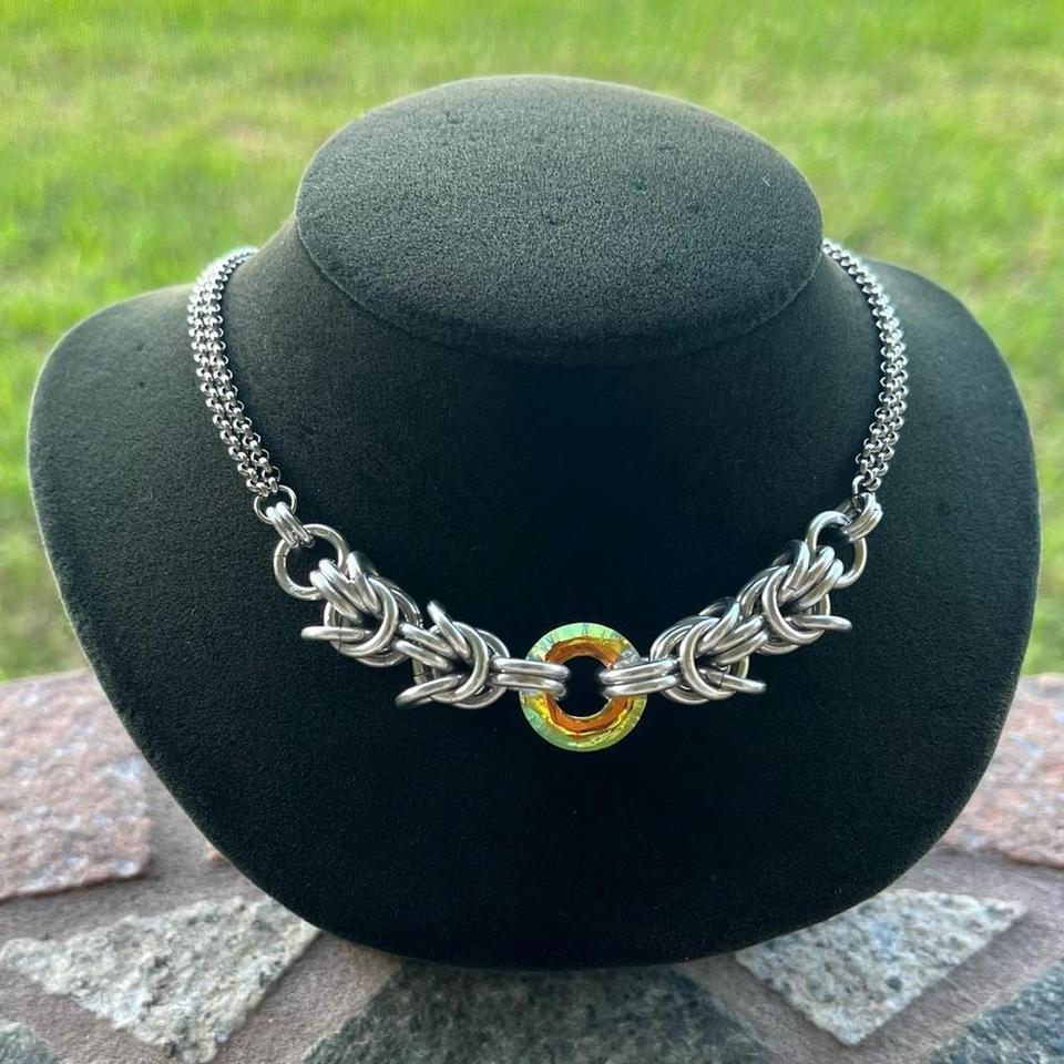 Handmade Maille Choker Necklace Chain 70a0
