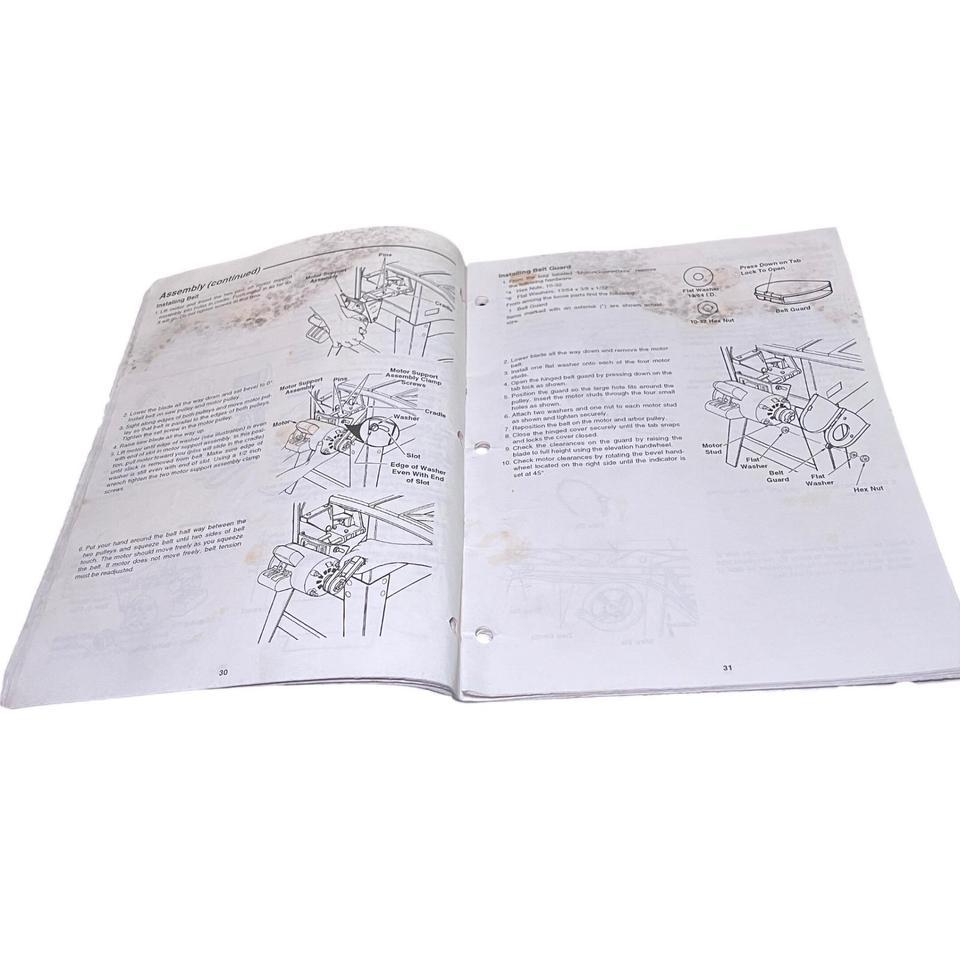 Craftsman Table Saw Manual 113299510 175e 4