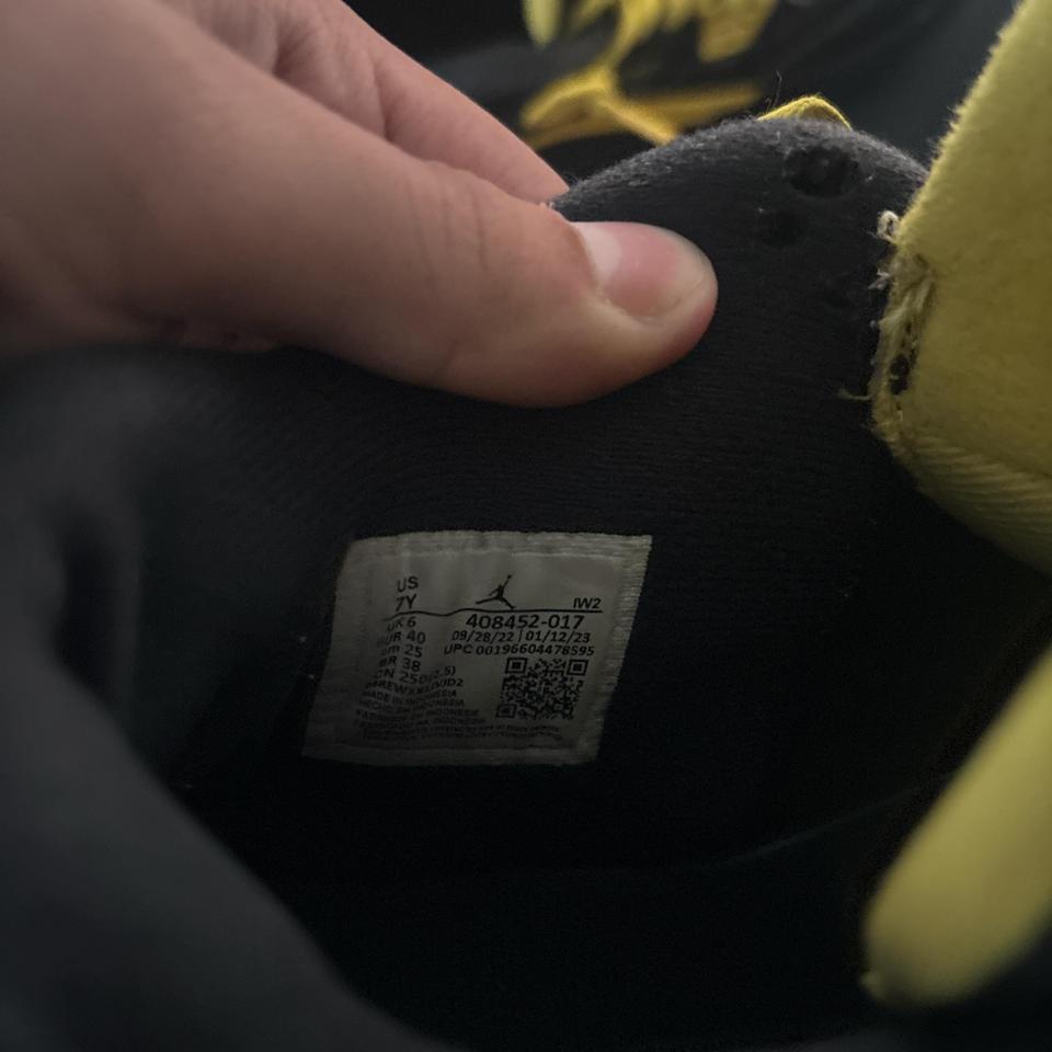 Jordan 4 Yellow And Black 4226 6