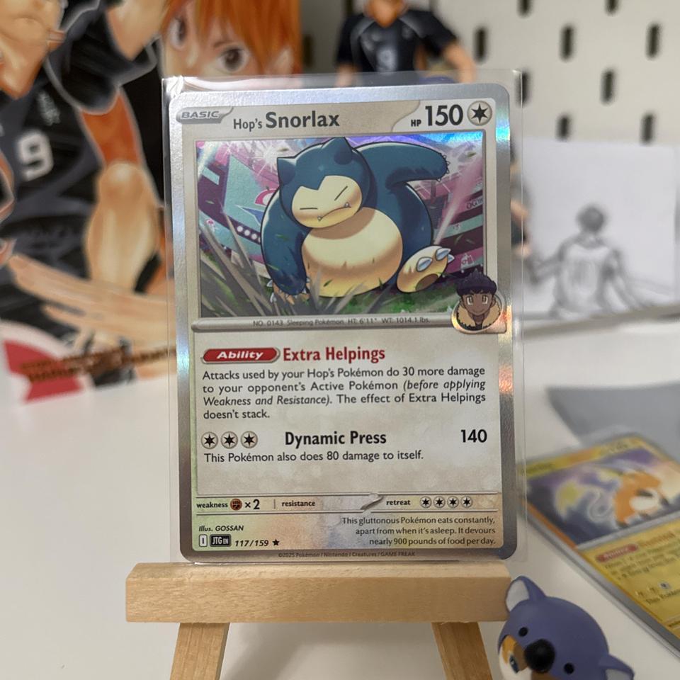 Hops Snorlax Pokemon Card 117159 5fb5