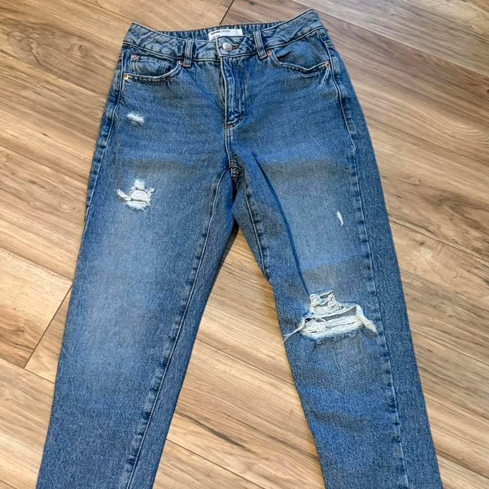 Garage Blue Mom Jeans With A04f