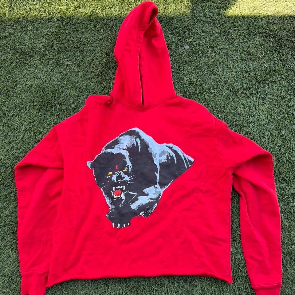 Vlone Red Hoodie With Black 4ffb 2