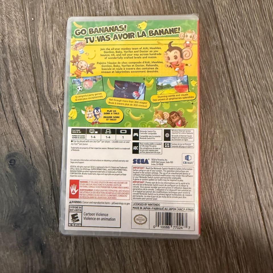 Sega Super Monkey Ball Banana 9c95 2