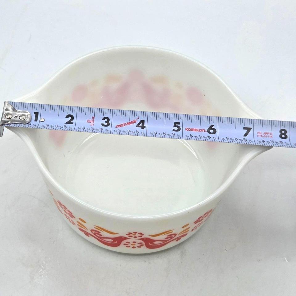 Pyrex Vtg Friendship Orange 5b7c 3