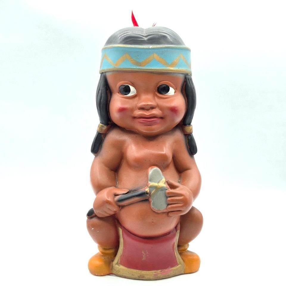 Native American Indian Chalk Chalkware 564e