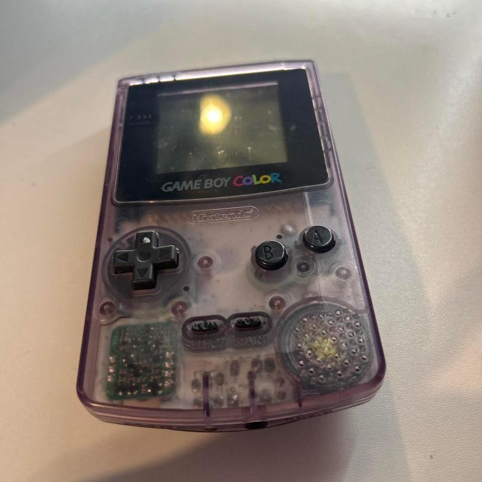 Purple Game Boy Color With 6105 2