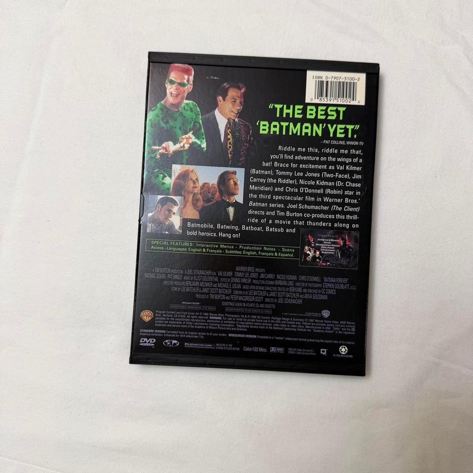 90s Batman Forever Dvd Great 2
